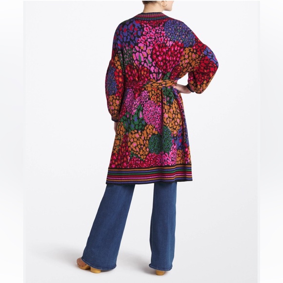FARM Rio Multicolor Long Cardigan - Picture 2 of 9